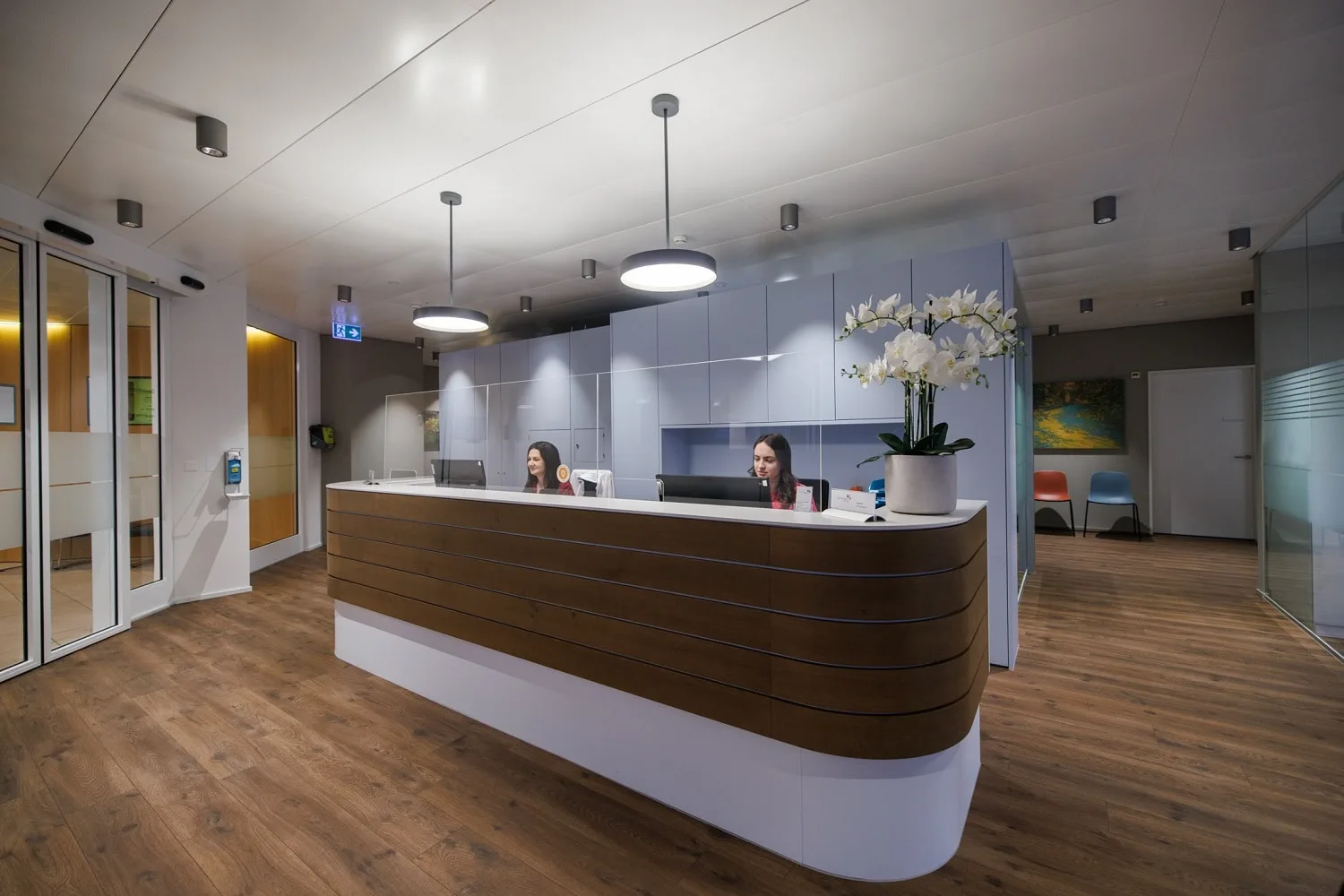 Reception at Gesundheitszentrum Hottingen